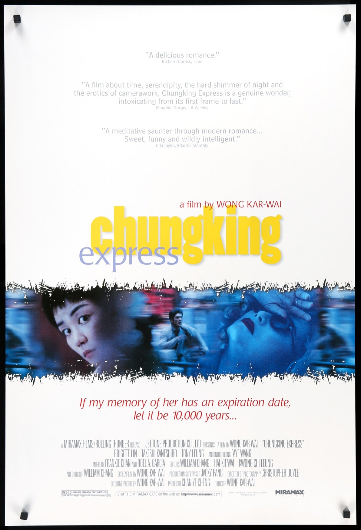 Chungking Express (1996) original movie poster for sale at Original Film Art - Vintage Movie Posters