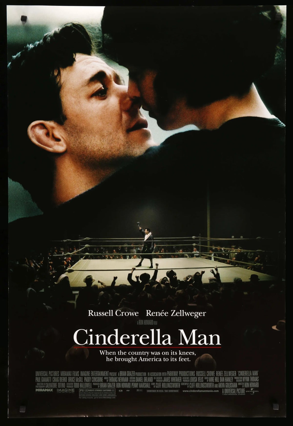 Cinderella Man (2005) original movie poster for sale at Original Film Art