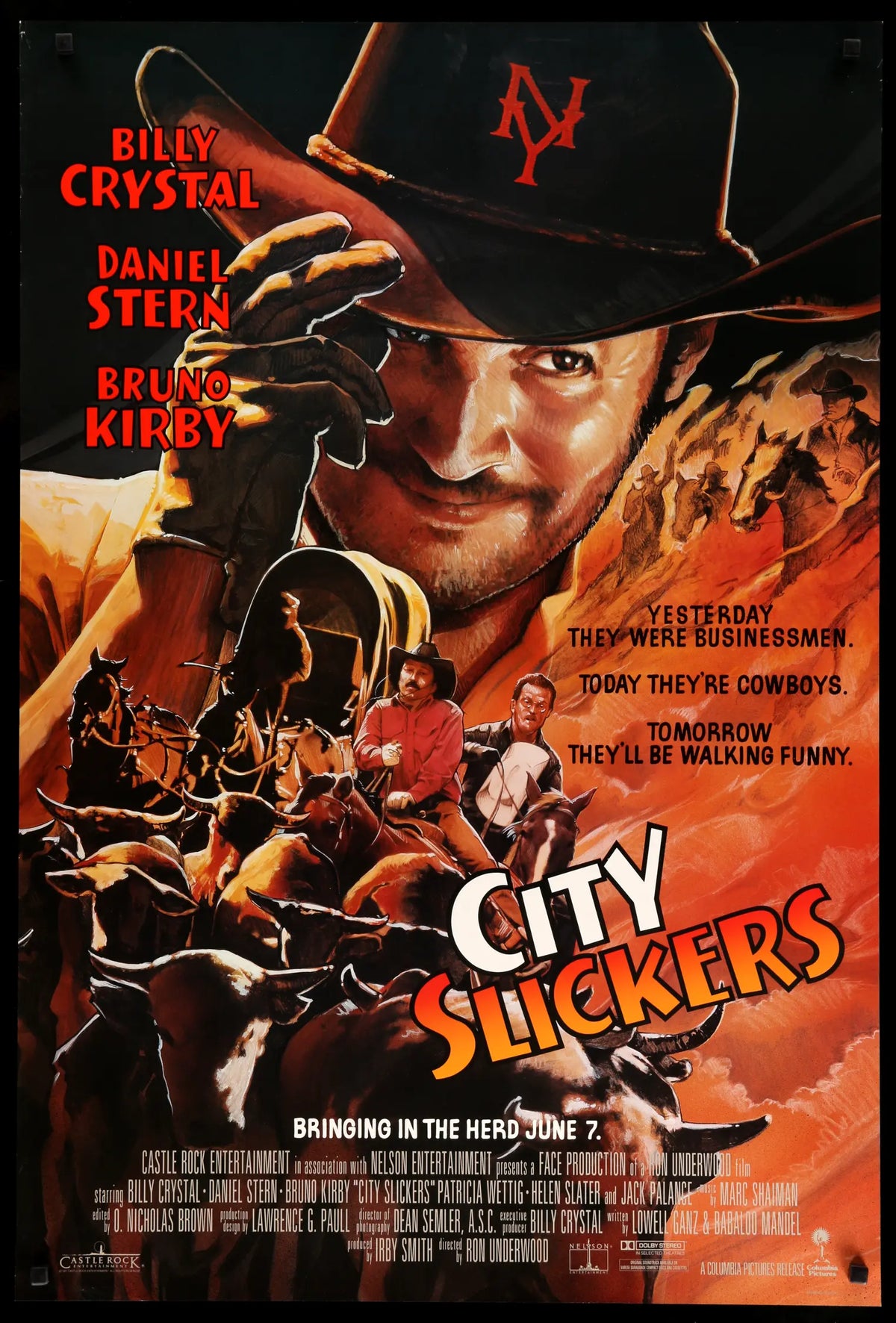 City Slickers (1991) original movie poster for sale at Original Film Art - Vintage Movie Posters
