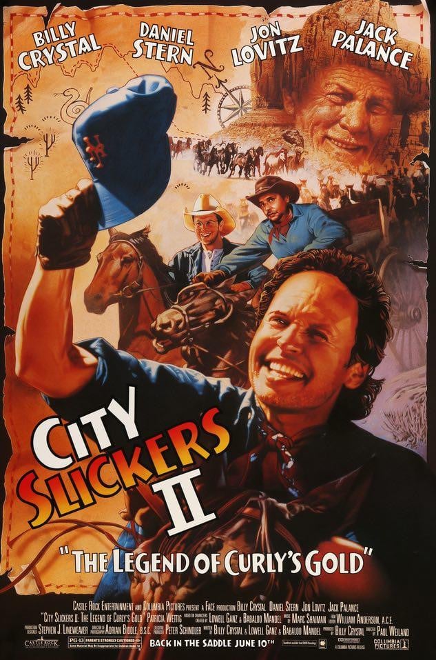 City Slickers II: The Legend of Curly's Gold (1994) original movie poster for sale at Original Film Art - Vintage Movie Posters