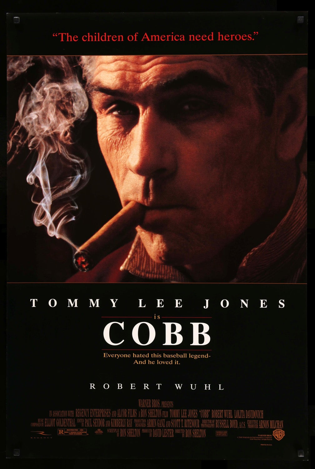 Cobb (1994) original movie poster for sale at Original Film Art - Vintage Movie Posters