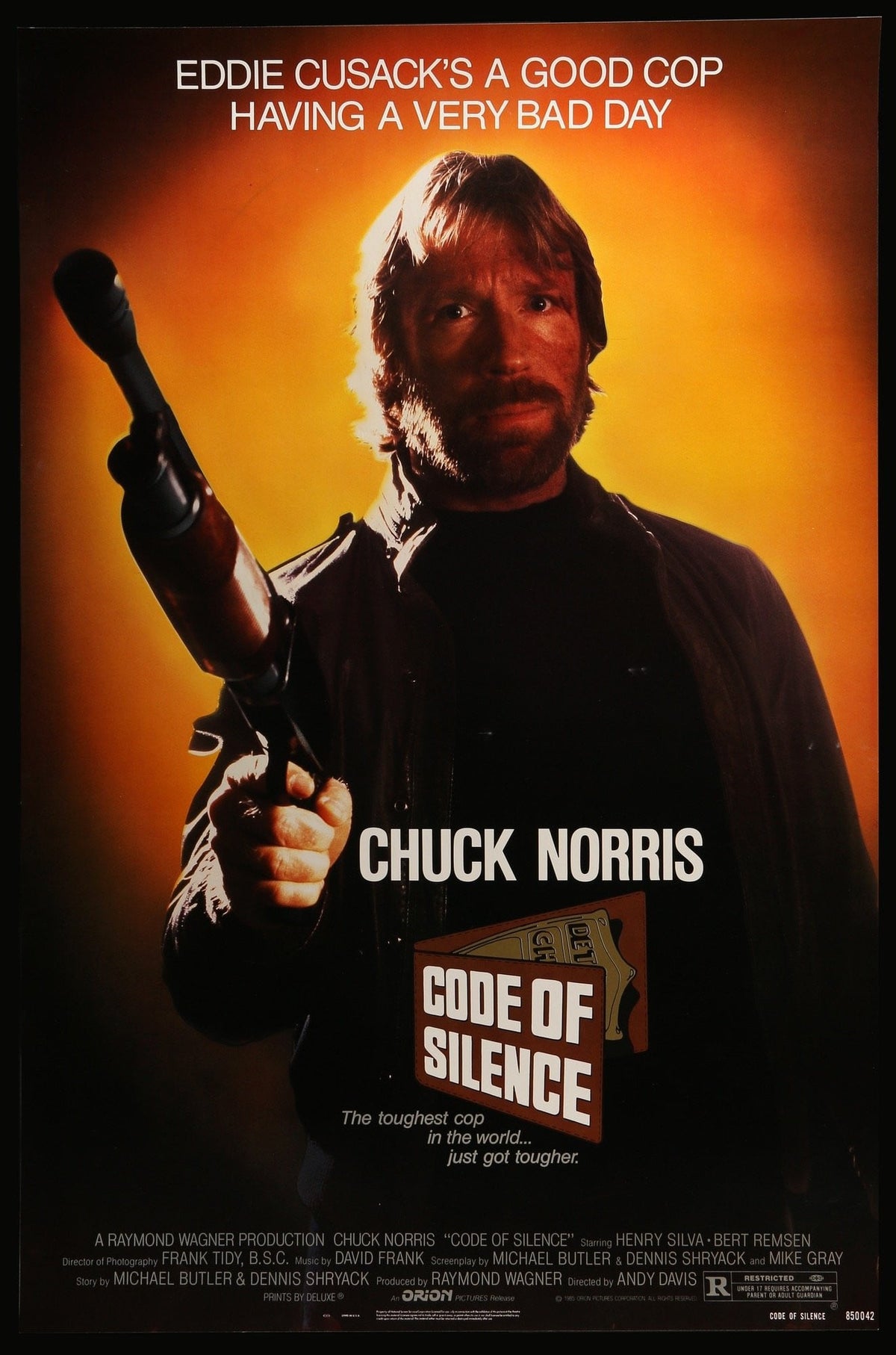Code of Silence (1985) original movie poster for sale at Original Film Art