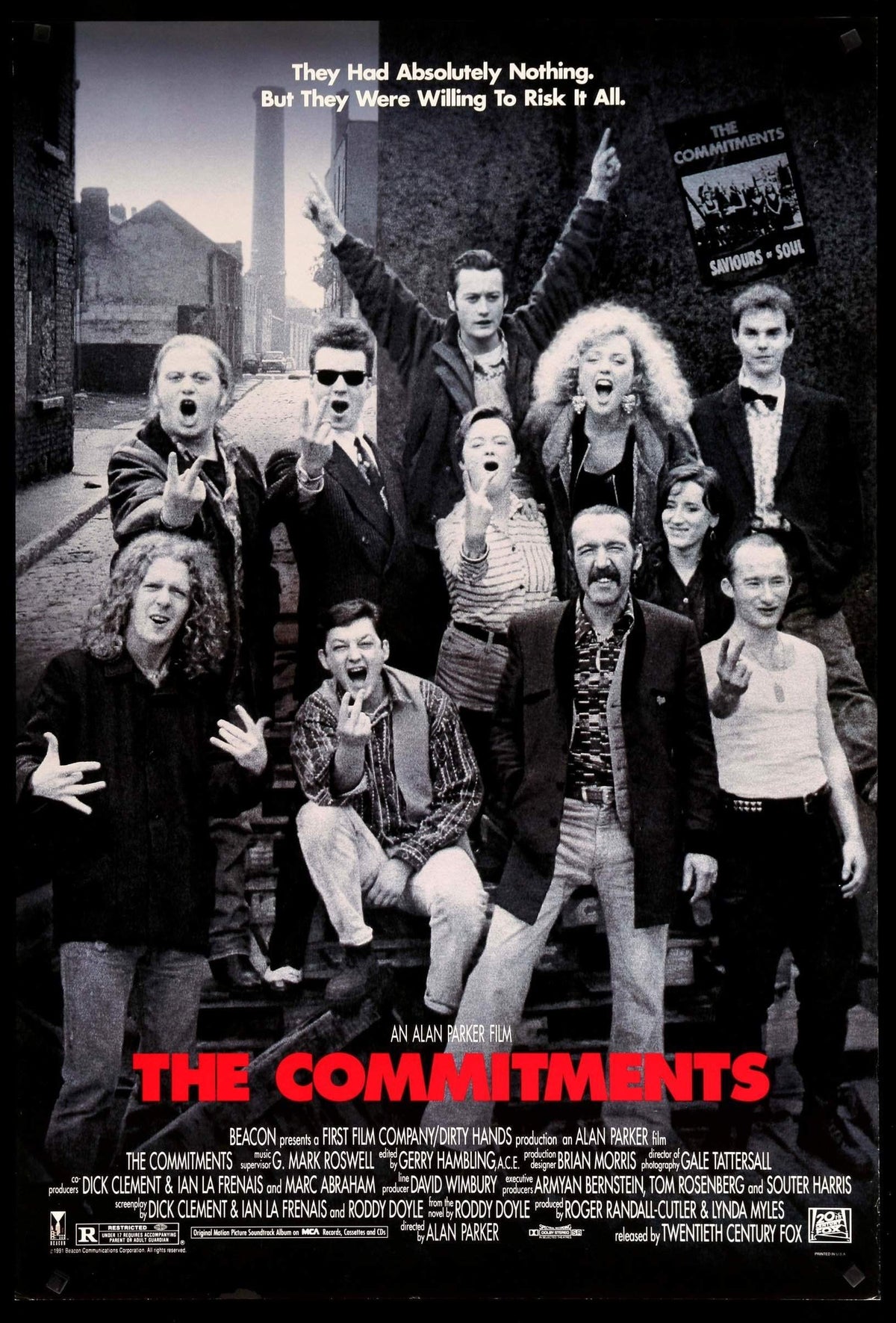 Commitments (1991) original movie poster for sale at Original Film Art