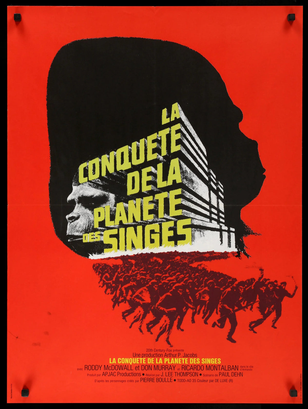 Conquest of the Planet of the Apes (1972) original movie poster for sale at Original Film Art