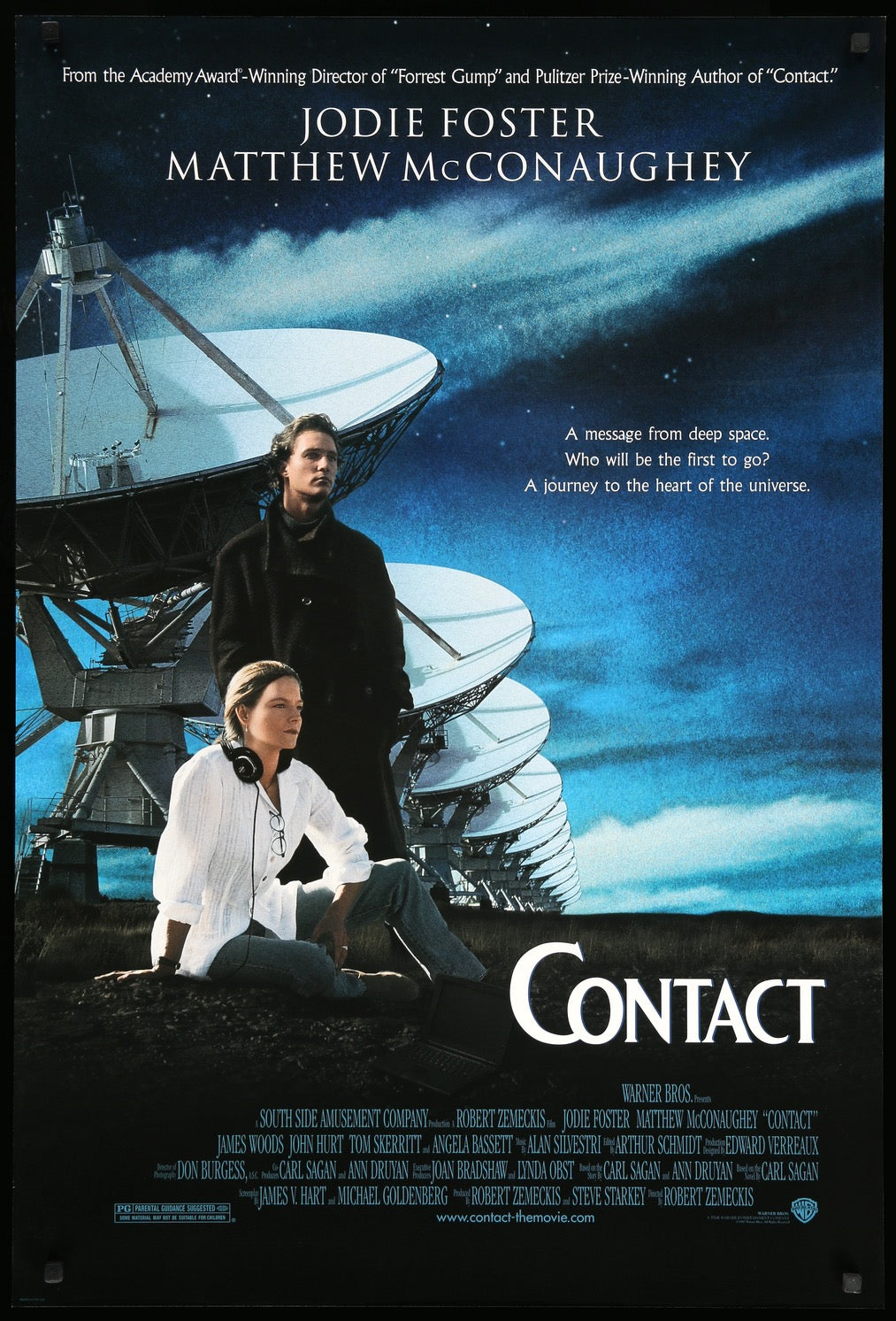 Contact (1997) original movie poster for sale at Original Film Art - Vintage Movie Posters