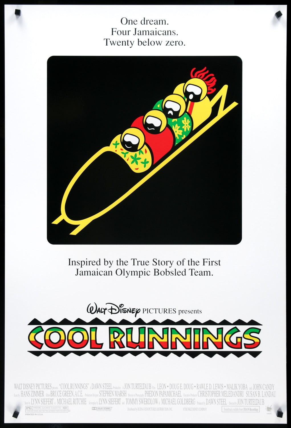 Cool Runnings (1993) original movie poster for sale at Original Film Art - Vintage Movie Posters