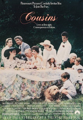 Cousins (1988) original movie poster for sale at Original Film Art - Vintage Movie Posters