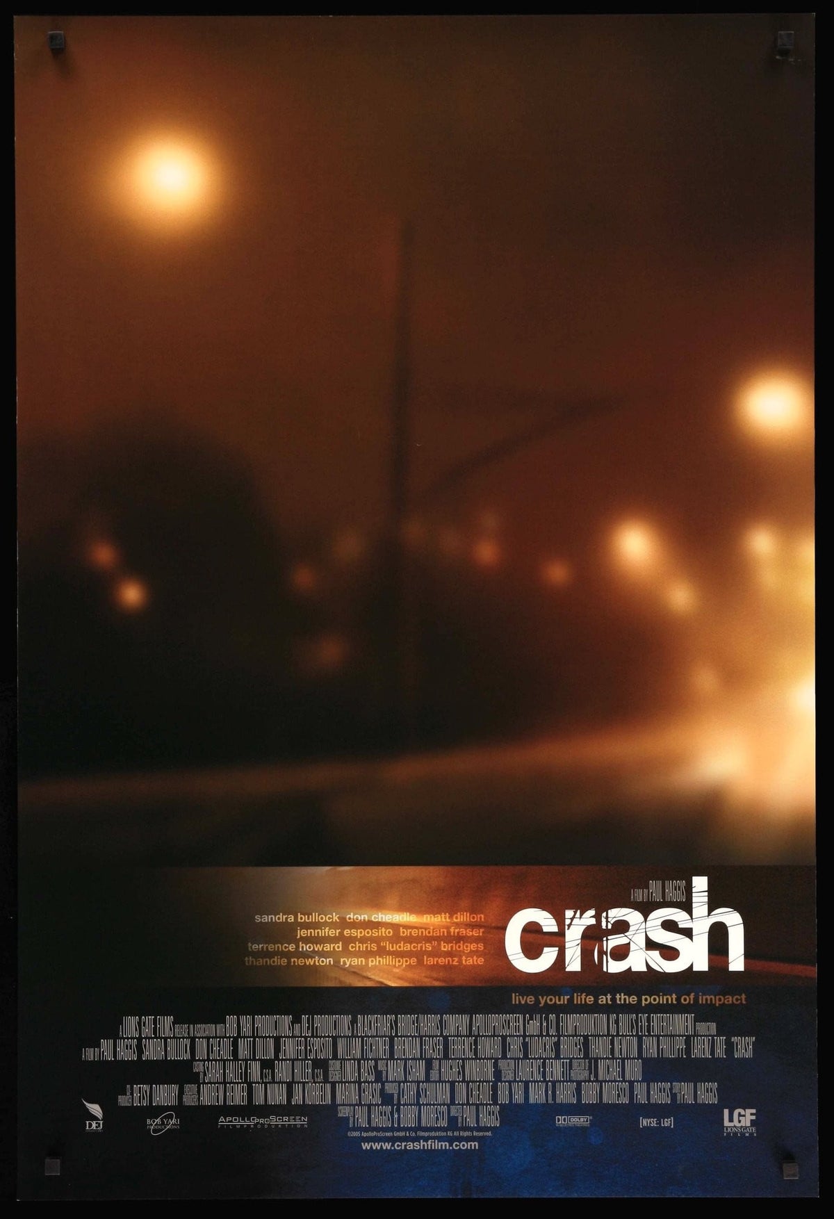 Crash (2004) original movie poster for sale at Original Film Art - Vintage Movie Posters
