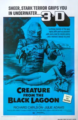 Creature from the Black Lagoon (1954) original movie poster for sale at Original Film Art - Vintage Movie Posters
