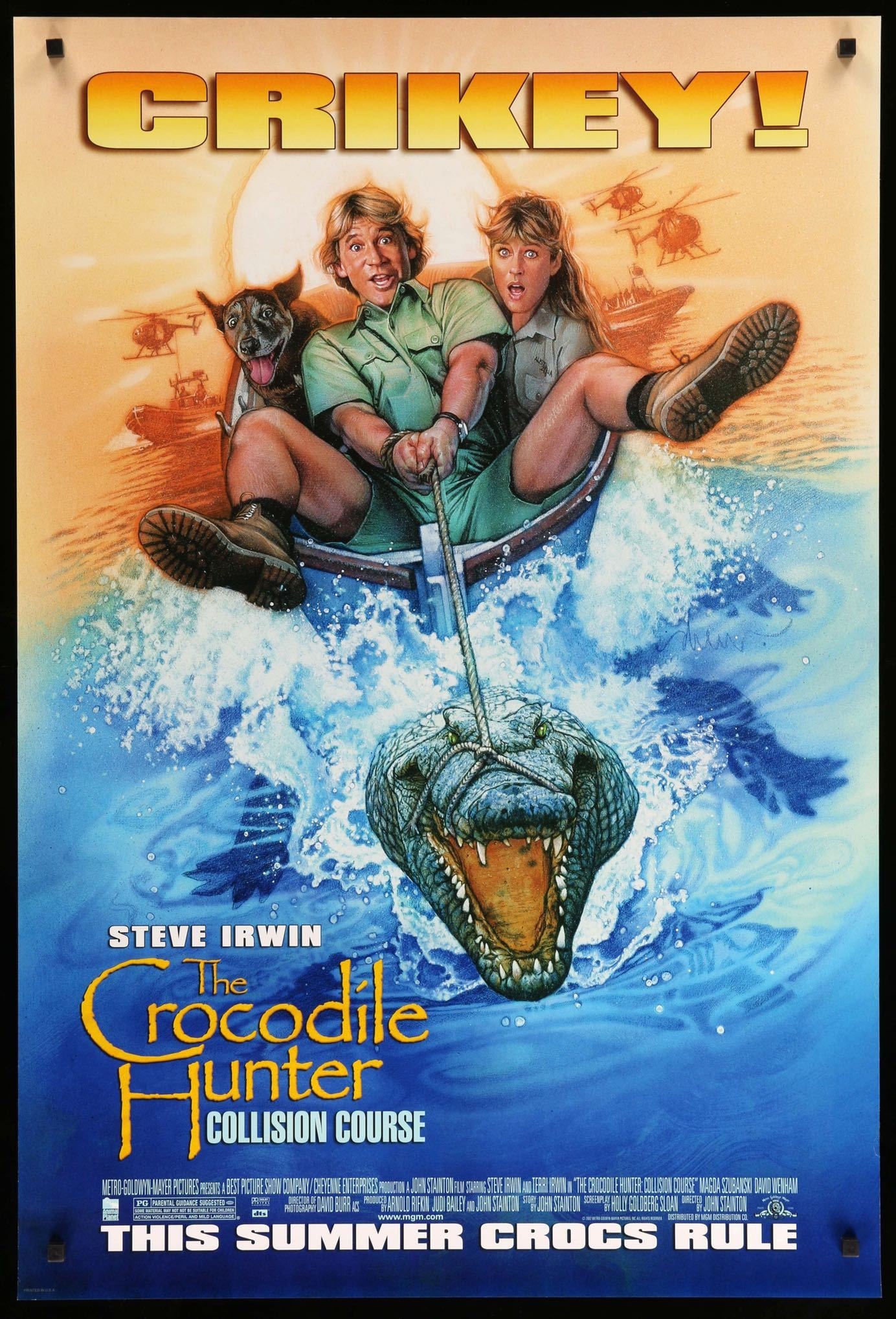 Crocodile Hunter: Collision Course (2002) Original One-Sheet Movie