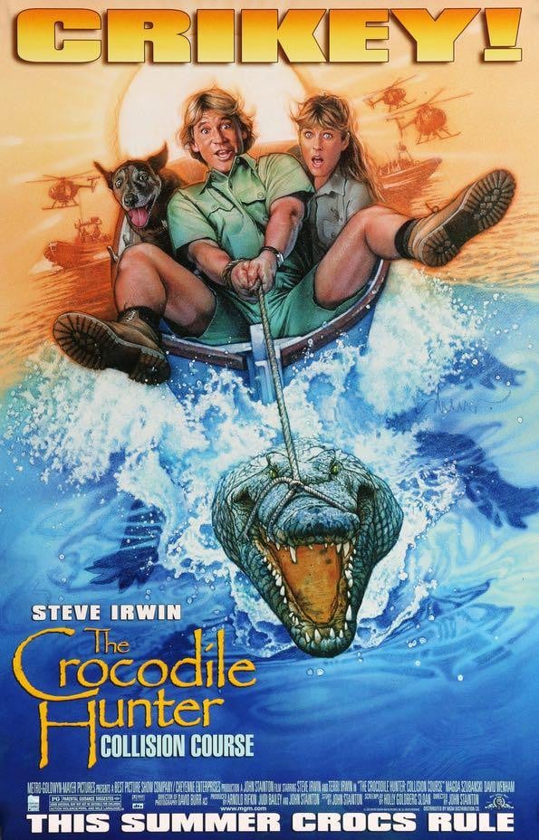 Crocodile Hunter: Collision Course (2002) original movie poster for sale at Original Film Art