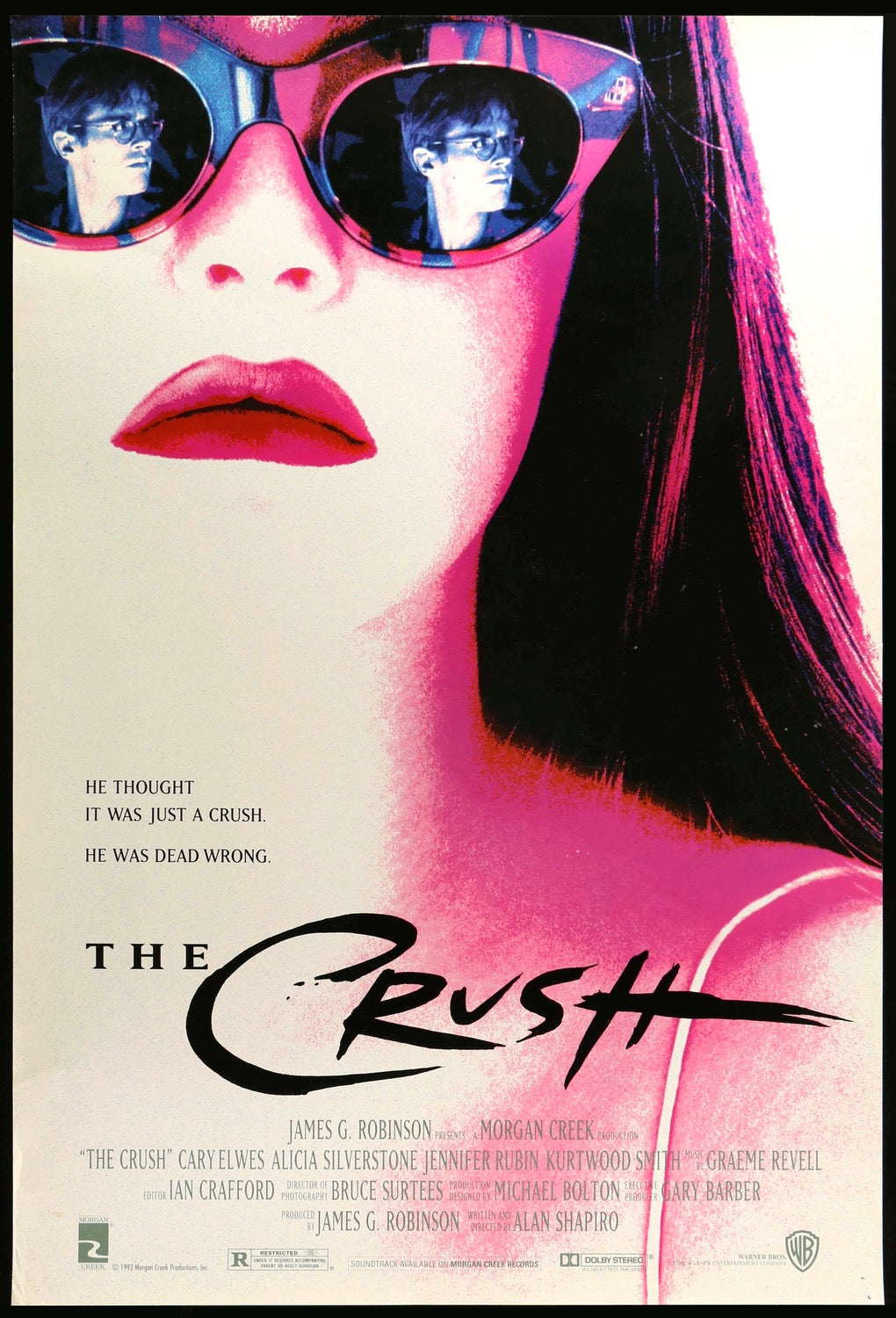 Crush (1993) original movie poster for sale at Original Film Art - Vintage Movie Posters