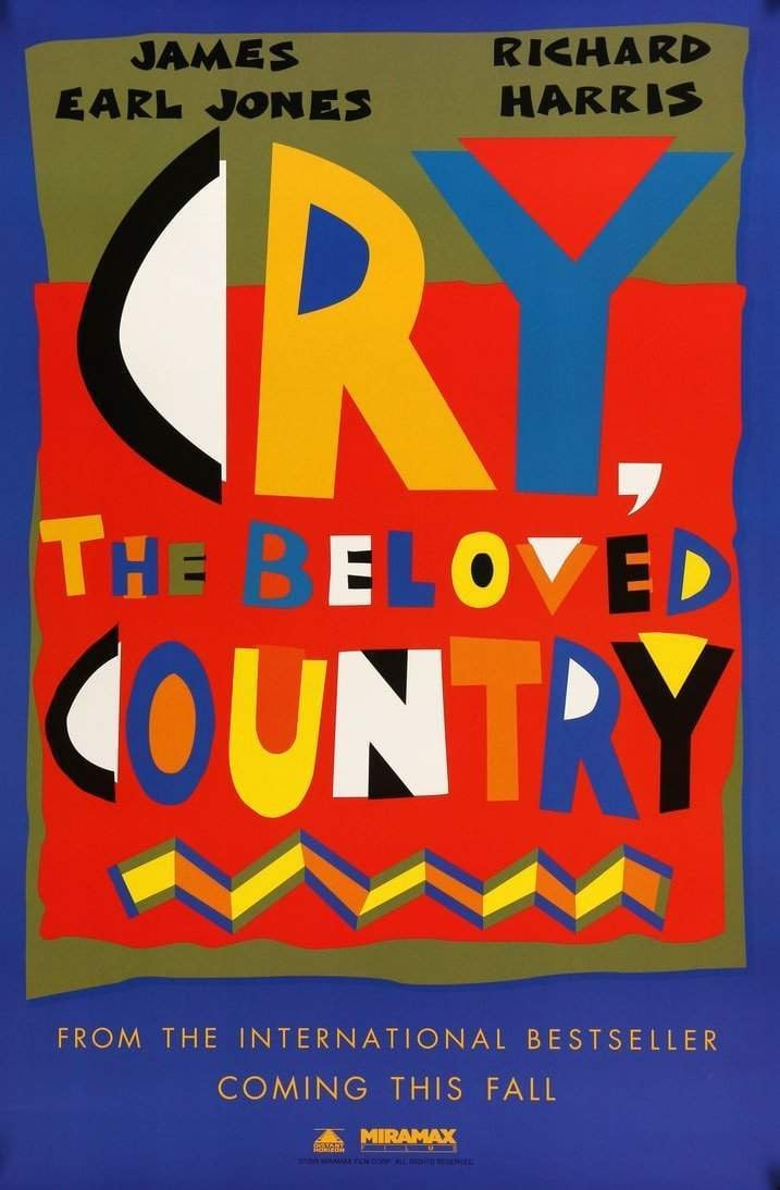 Cry, the Beloved Country (1995) original movie poster for sale at Original Film Art