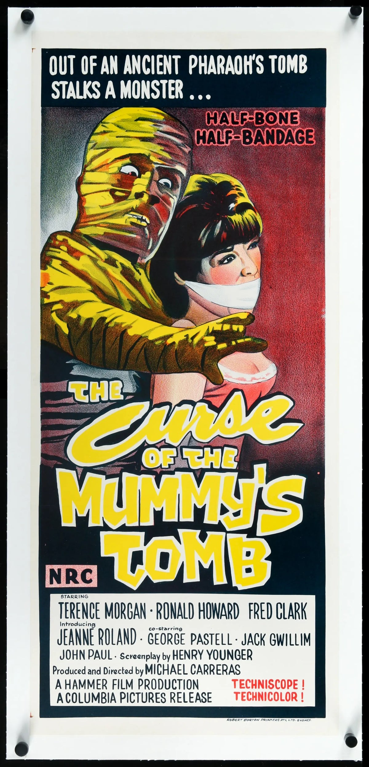 Curse of the Mummy&#39;s Tomb (1964) original movie poster for sale at Original Film Art