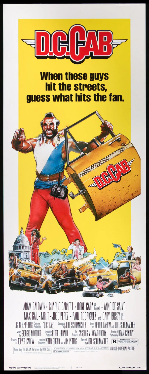D.C. Cab (1983) Original Insert Movie Poster - Original Film Art