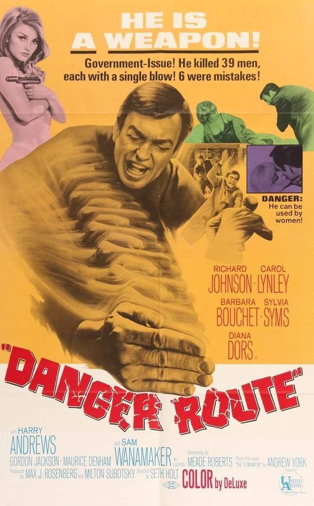 Danger Route (1967) original movie poster for sale at Original Film Art
