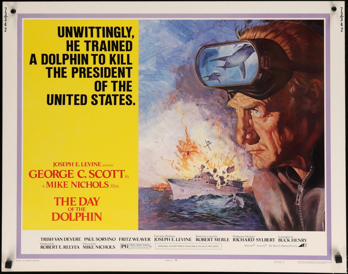 Day of the Dolphin (1973) original movie poster for sale at Original Film Art