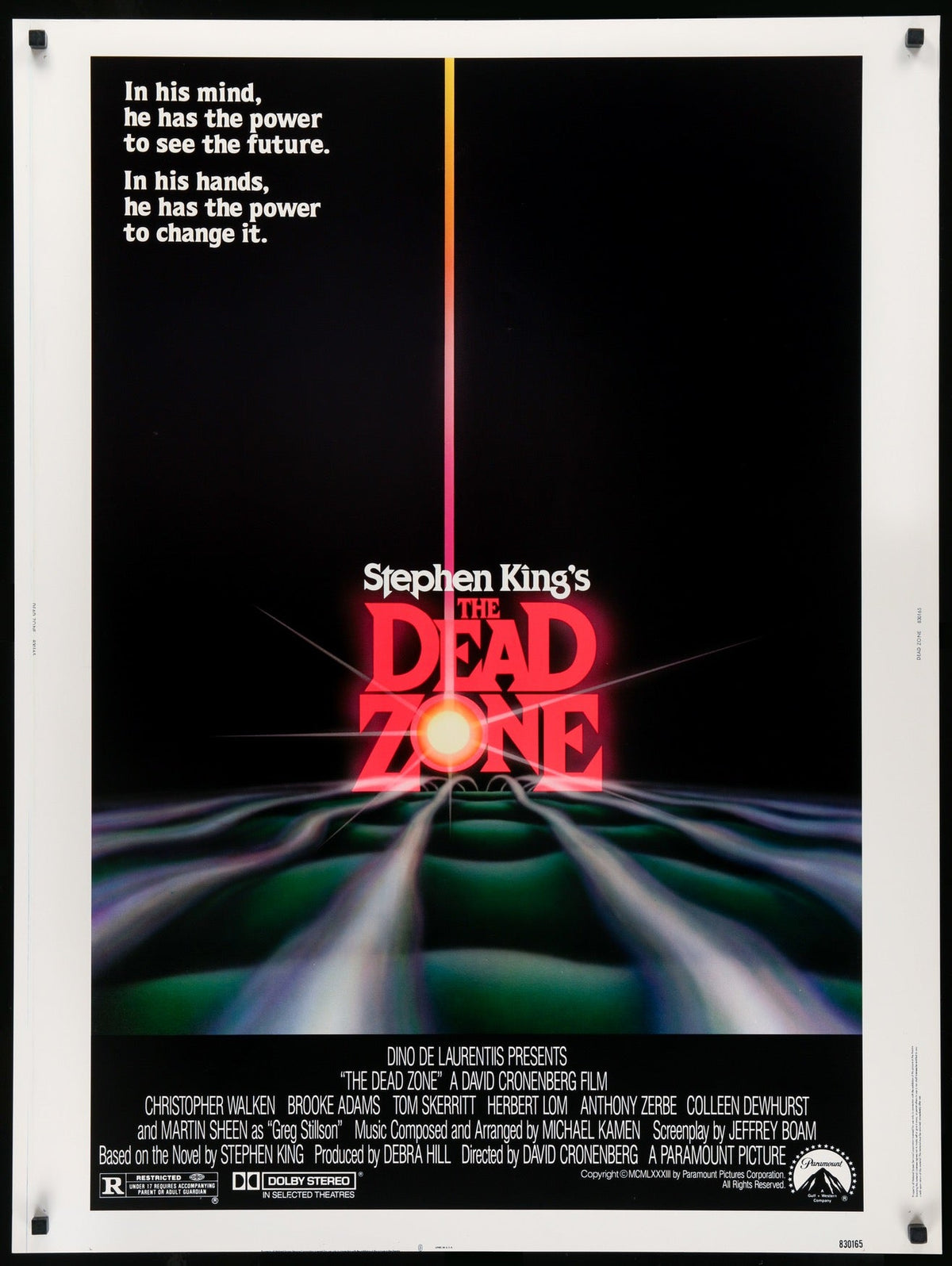 Dead Zone (1983) original movie poster for sale at Original Film Art