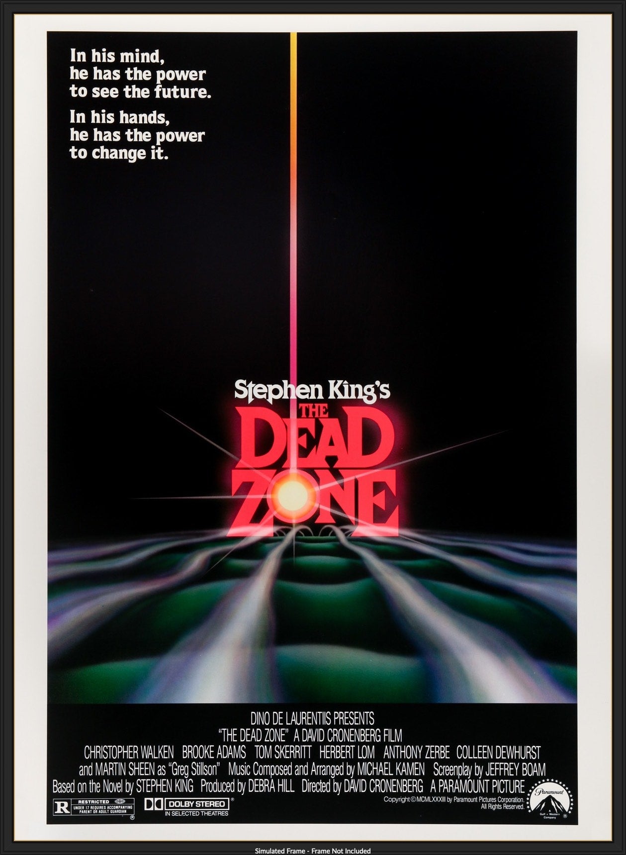 Dead Zone (1983) original movie poster for sale at Original Film Art - Vintage Movie Posters