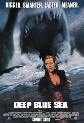 Deep Blue Sea (1999) original movie poster for sale at Original Film Art