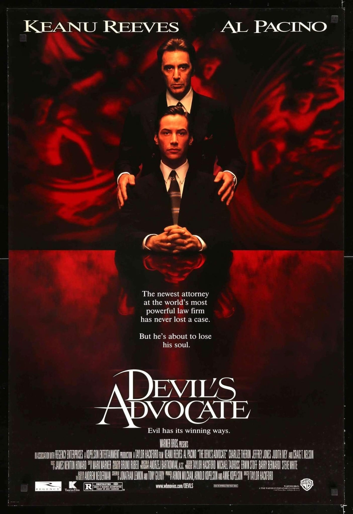 Devil&#39;s Advocate (1997) original movie poster for sale at Original Film Art - Vintage Movie Posters