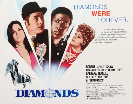 Diamonds (1975) original movie poster for sale at Original Film Art - Vintage Movie Posters