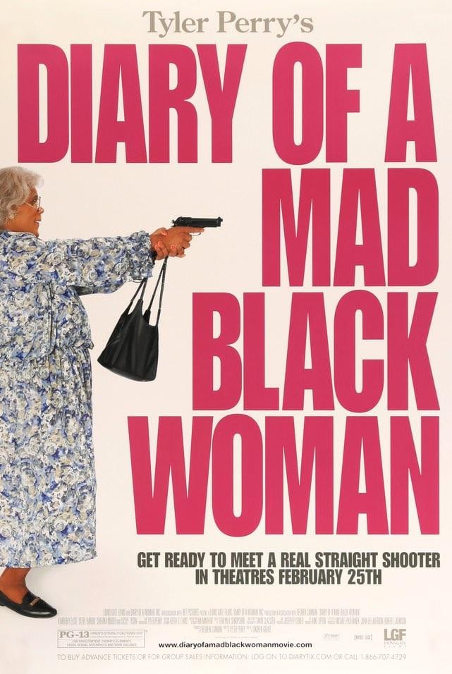 Diary of a Mad Black Woman (2005) original movie poster for sale at Original Film Art