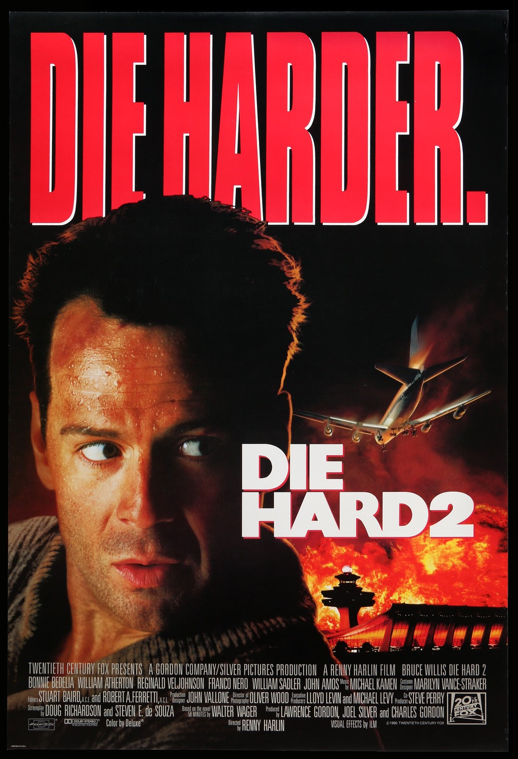 Die Hard 2 (1990) original movie poster for sale at Original Film Art - Vintage Movie Posters
