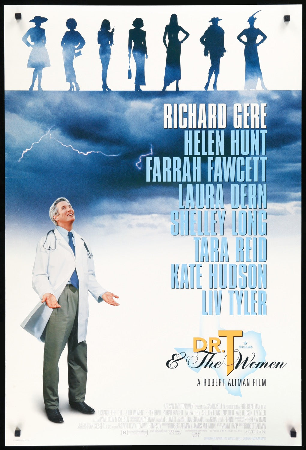 Dr. T and the Women (2000) original movie poster for sale at Original Film Art - Vintage Movie Posters