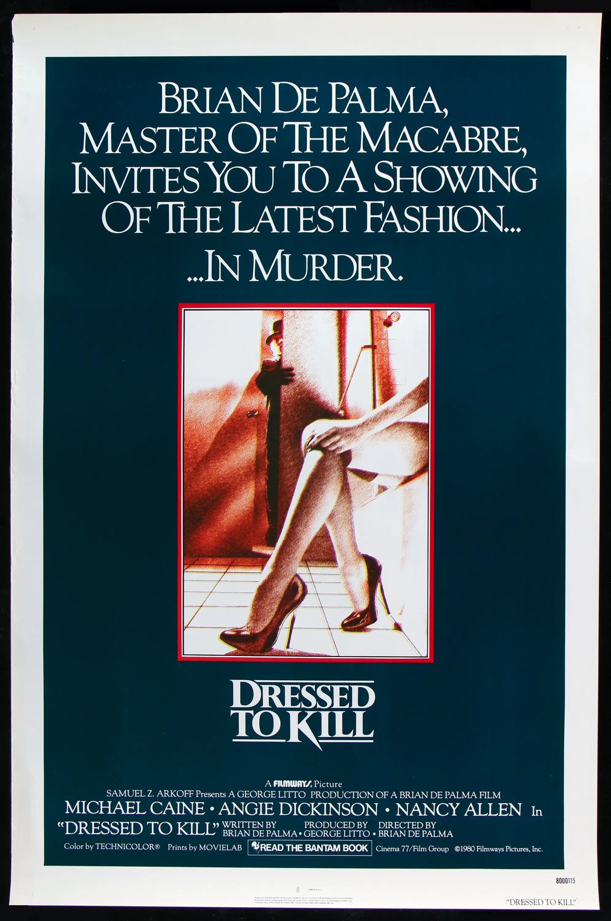 Dressed to Kill (1980) original movie poster for sale at Original Film Art