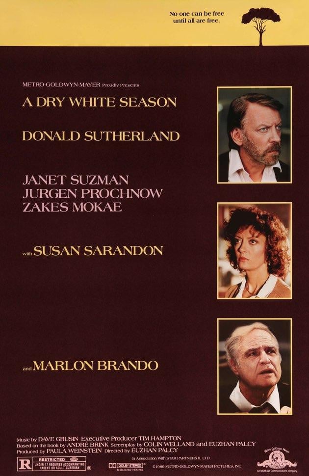 Dry White Season (1989) original movie poster for sale at Original Film Art - Vintage Movie Posters