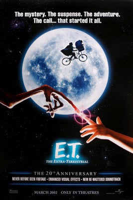 E.T. The Extra Terrestrial (1982) original movie poster for sale at Original Film Art - Vintage Movie Posters