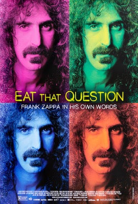 Eat That Question - Frank Zappa in His Own Words (2016) original movie poster for sale at Original Film Art - Vintage Movie Posters
