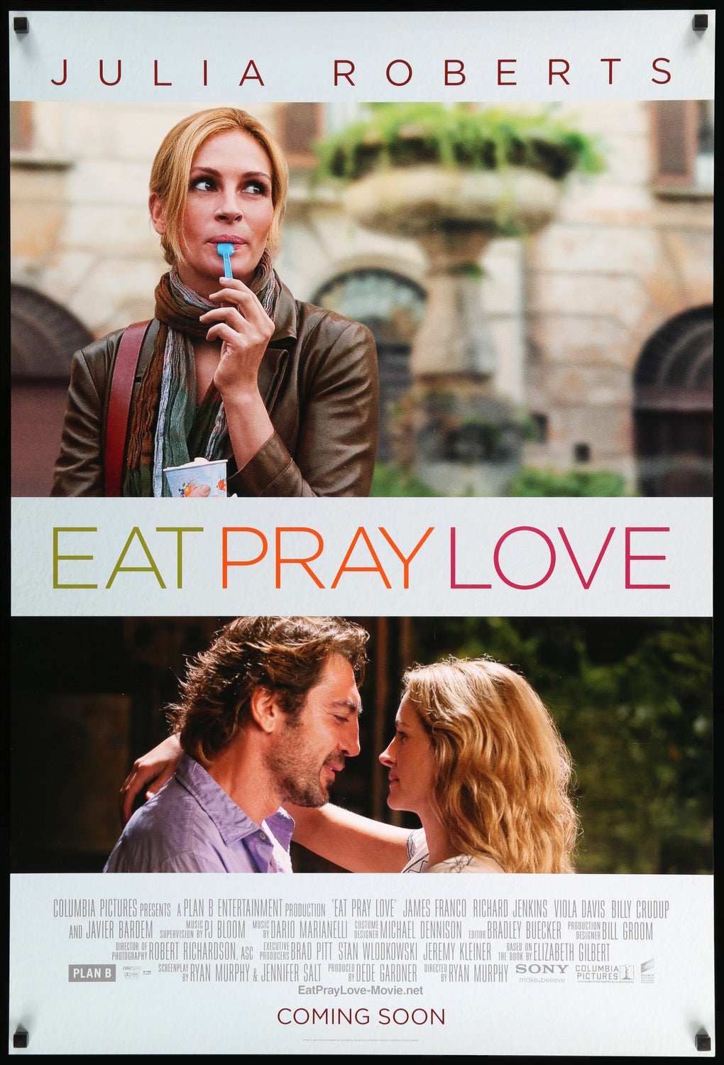 Eat Pray Love (2010) original movie poster for sale at Original Film Art