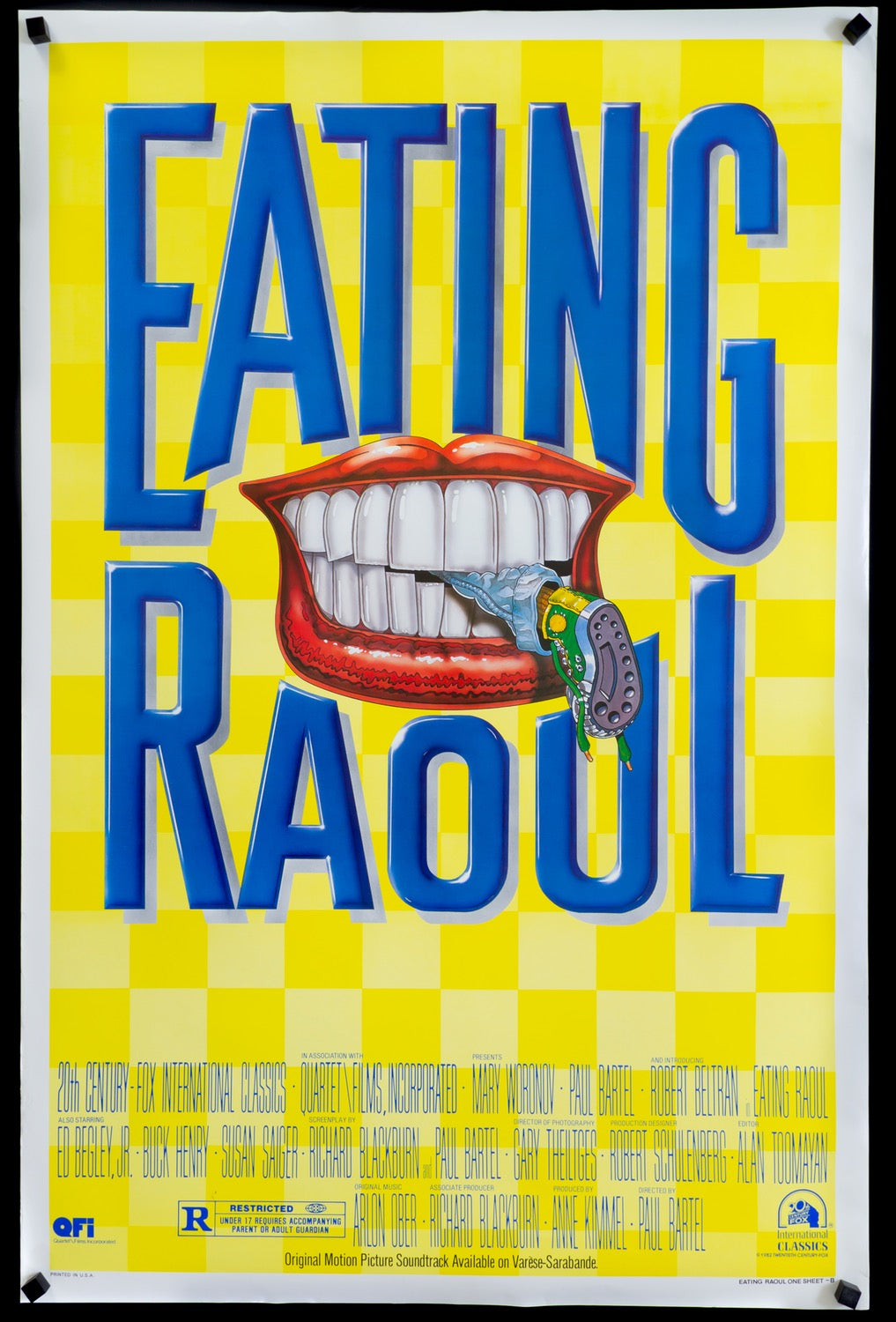 Eating Raoul (1982) original movie poster for sale at Original Film Art