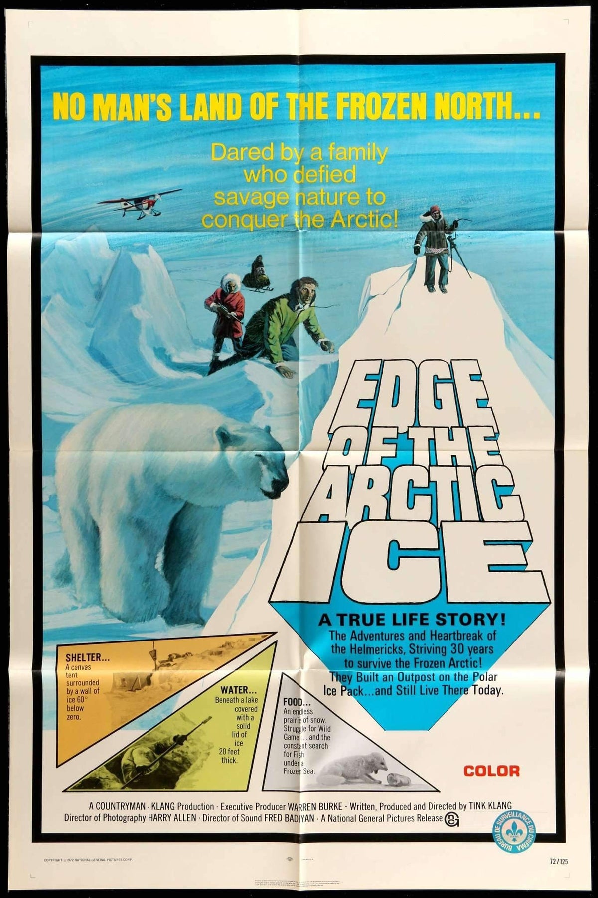 Edge of the Arctic Ice (1972) original movie poster for sale at Original Film Art - Vintage Movie Posters