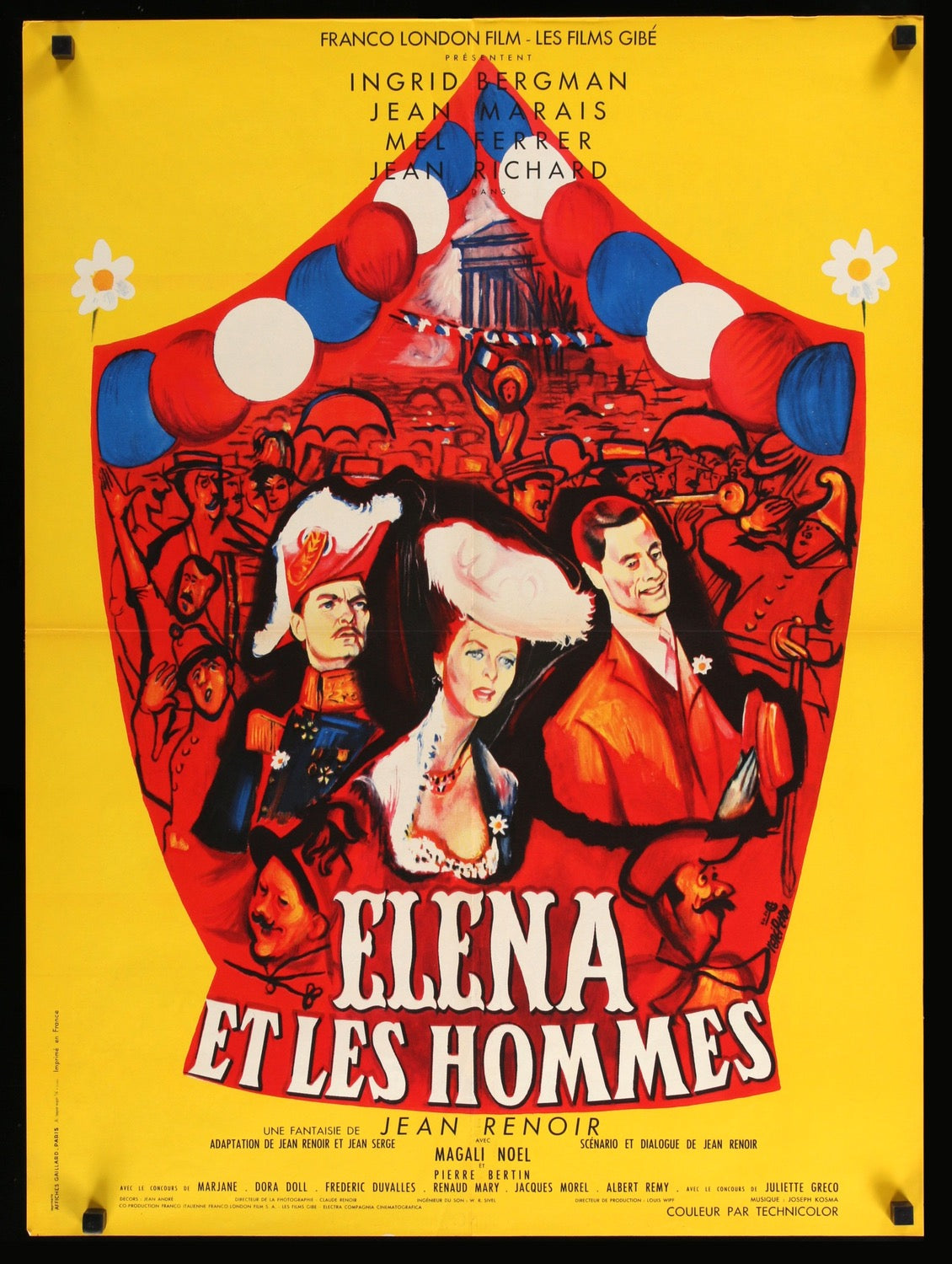 Elena and Her Men (1956) original movie poster for sale at Original Film Art