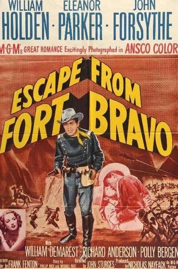 Escape from Fort Bravo (1953) original movie poster for sale at Original Film Art - Vintage Movie Posters