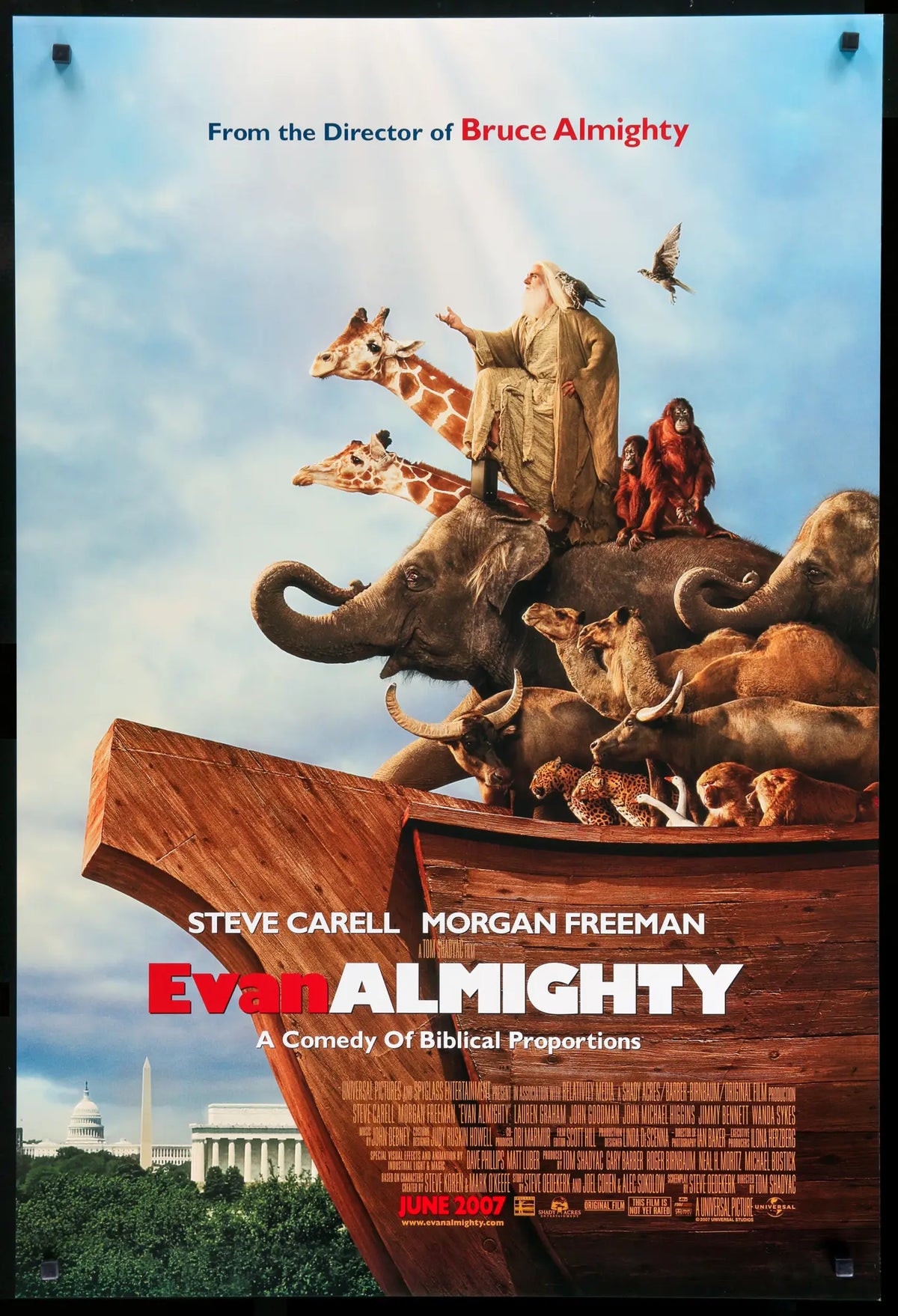 Evan Almighty (2007) original movie poster for sale at Original Film Art - Vintage Movie Posters