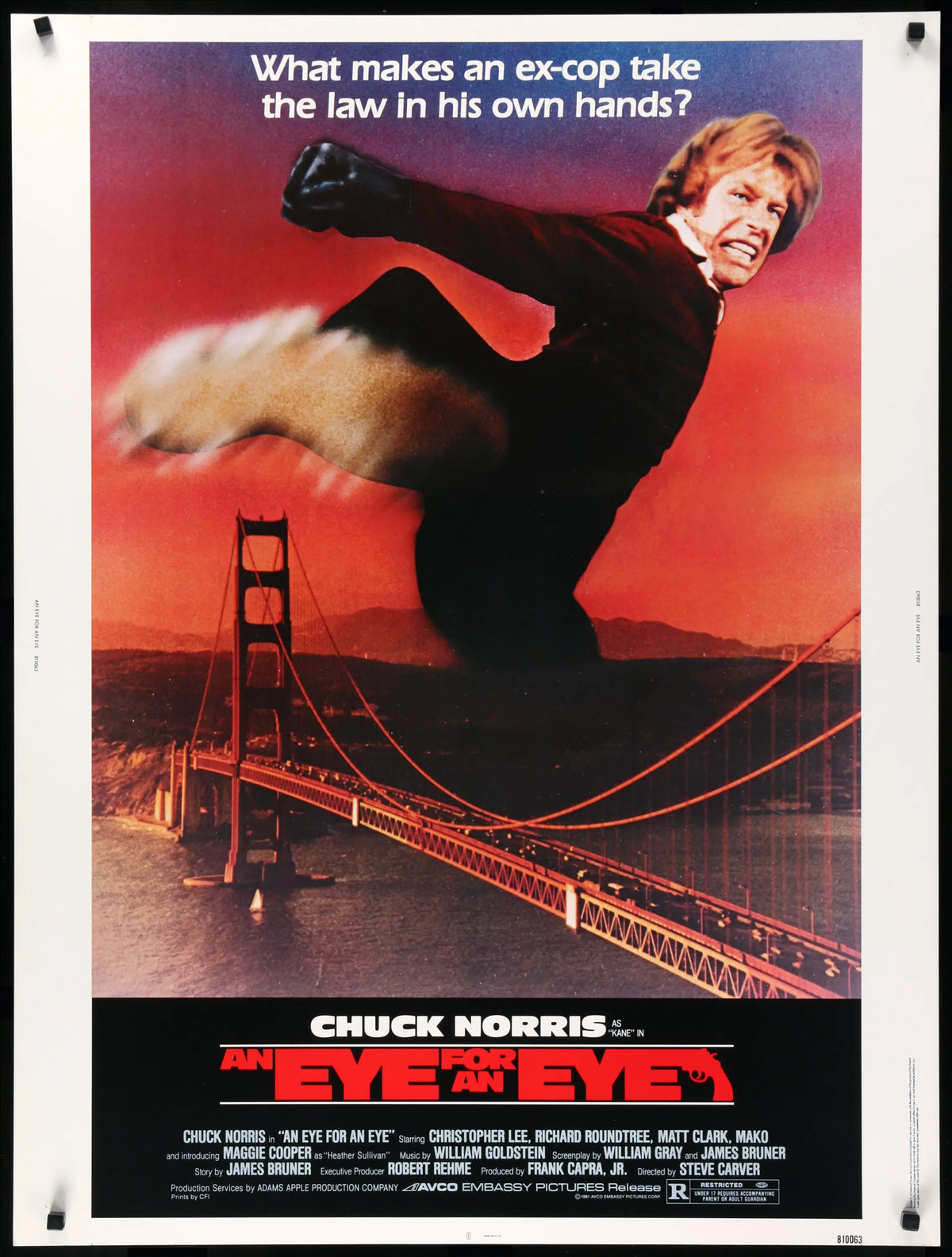 Eye for an Eye (1981) original movie poster for sale at Original Film Art - Vintage Movie Posters