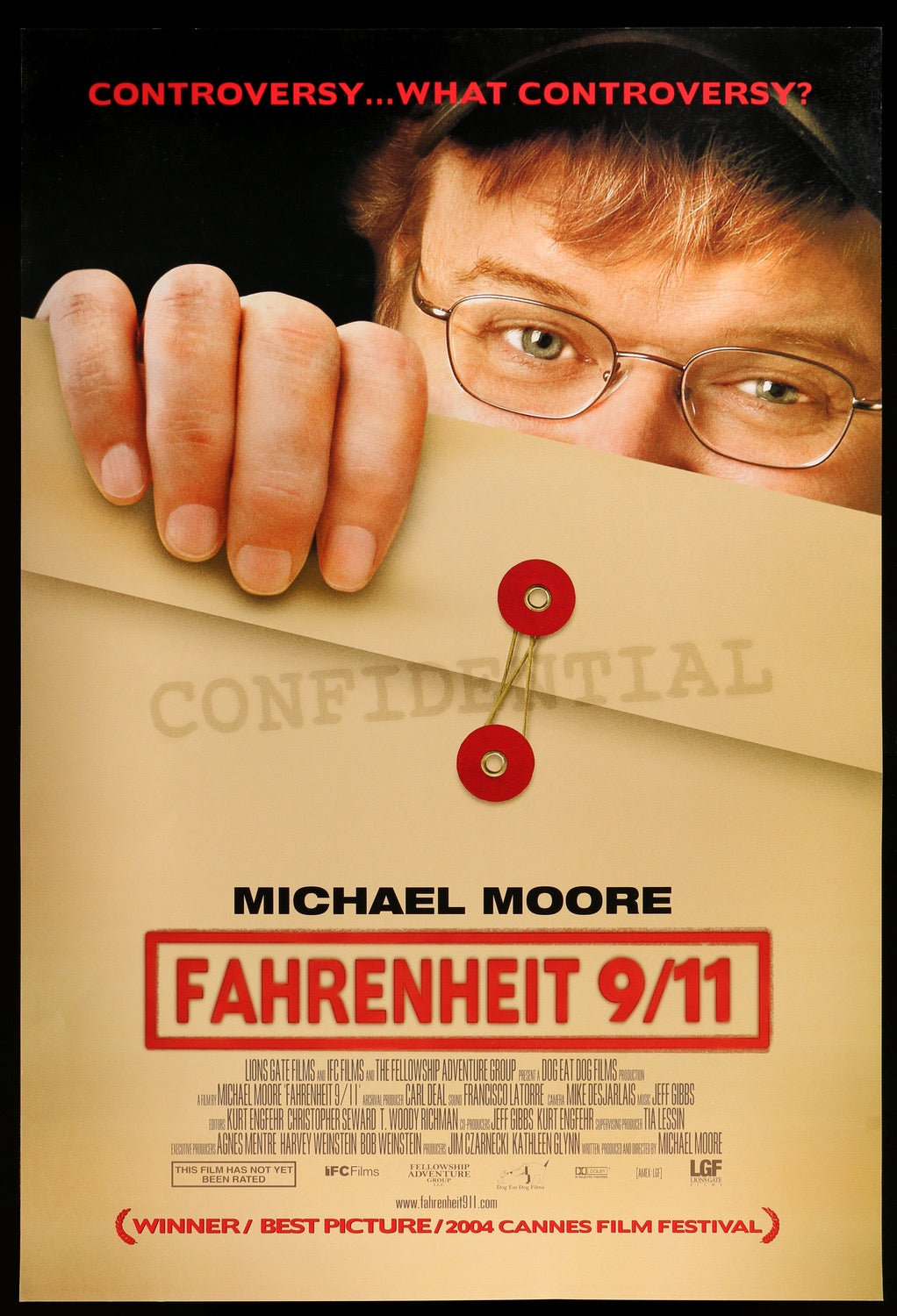 Fahrenheit 9/11 (2004) original movie poster for sale at Original Film Art - Vintage Movie Posters