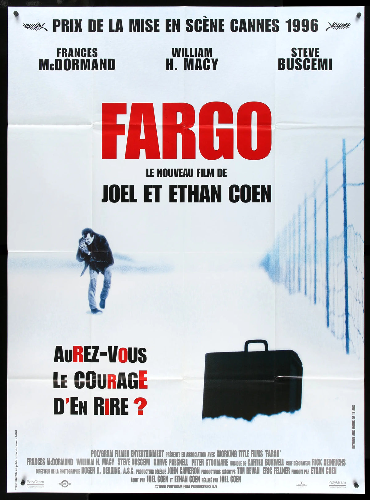 Fargo (1996) original movie poster for sale at Original Film Art - Vintage Movie Posters