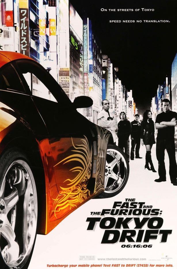 Fast & the Furious: Tokyo Drift (2016) Original One-Sheet Movie