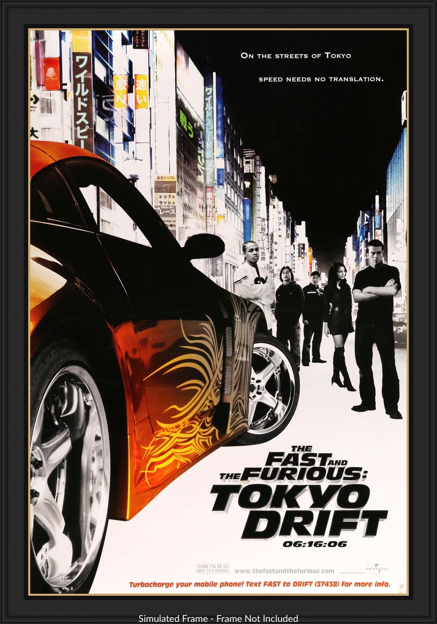 Fast & the Furious: Tokyo Drift (2006) original movie poster for sale at Original Film Art