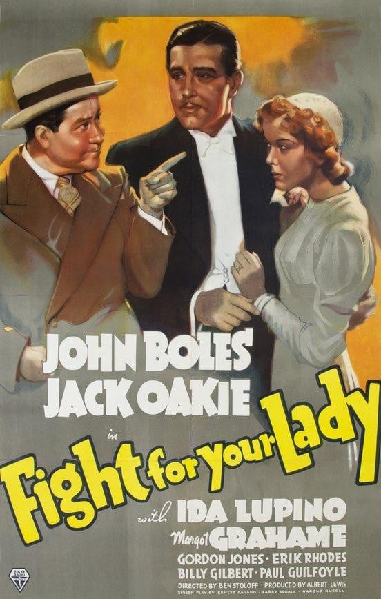 Fight for Your Lady (1937) Original One-Sheet Movie Poster - Original Film  Art - Vintage Movie Posters