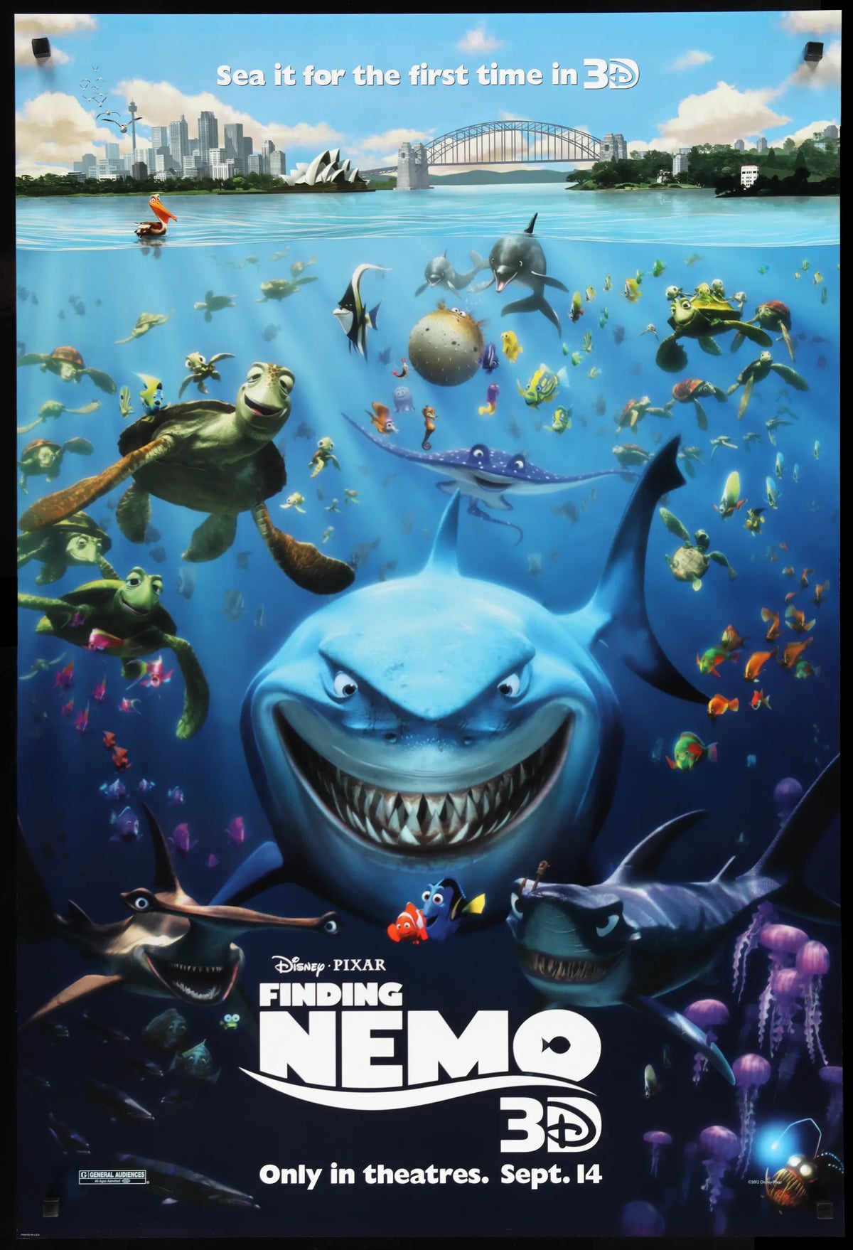 Finding Nemo (2003) original movie poster for sale at Original Film Art - Vintage Movie Posters