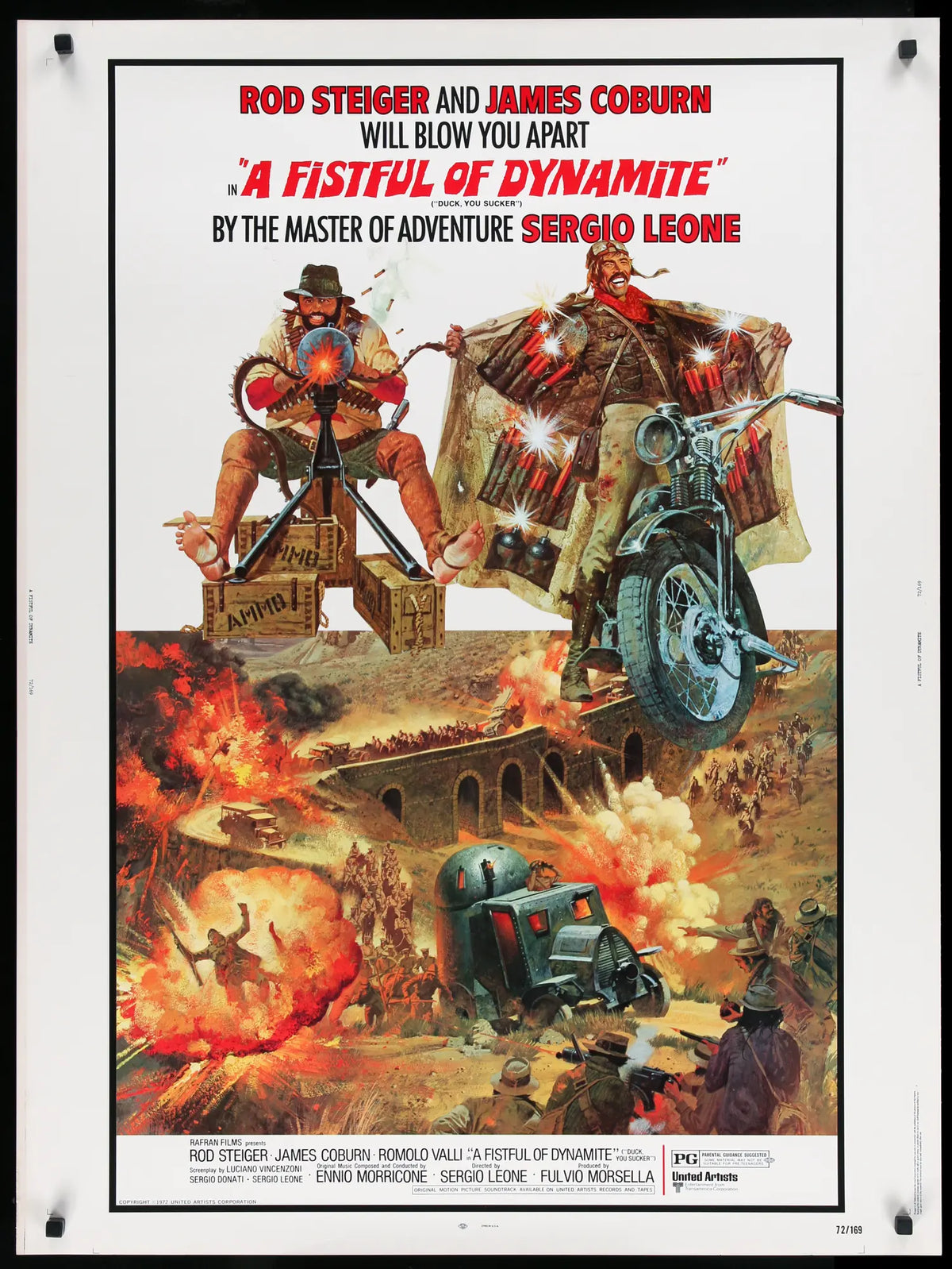 Fistful of Dynamite (1971) original movie poster for sale at Original Film Art - Vintage Movie Posters