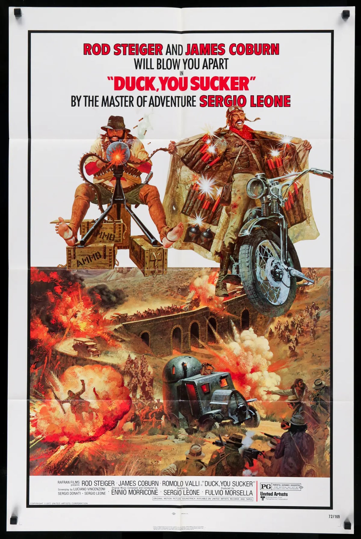 Fistful of Dynamite (1971) original movie poster for sale at Original Film Art