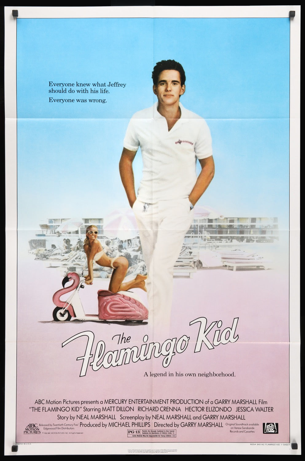 Flamingo Kid (1984) original movie poster for sale at Original Film Art - Vintage Movie Posters