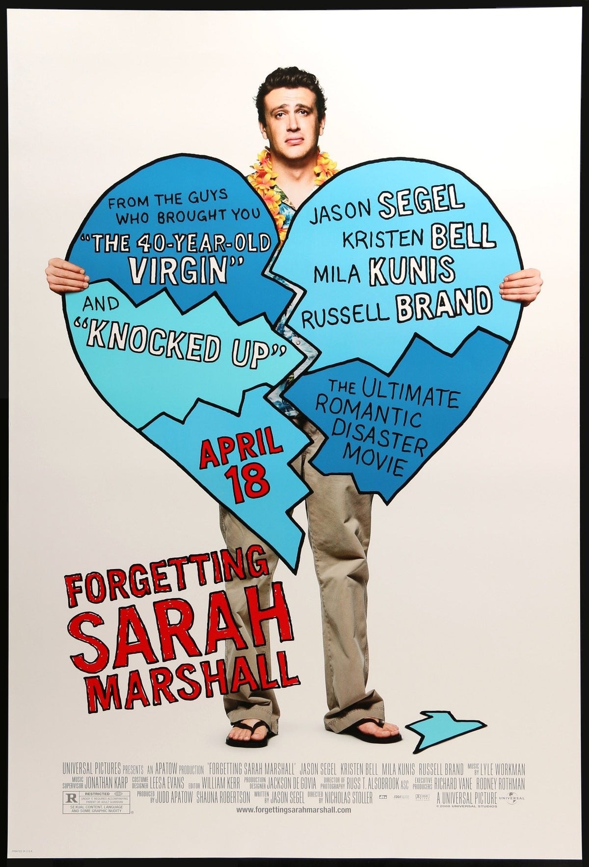 Forgetting Sarah Marshall (2008) original movie poster for sale at Original Film Art - Vintage Movie Posters